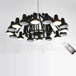 16 Luzes Modernas Contemporâneas Lustre de Camada Única Lâmpada de Luz