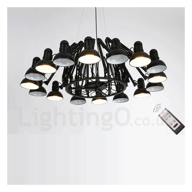 16 Luzes Modernas Contemporâneas Lustre de Camada Única Lâmpada de Luz