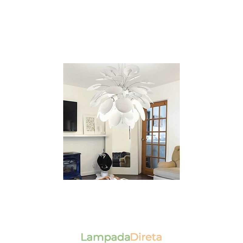 Lustre Moderno Contemporâneo Metal