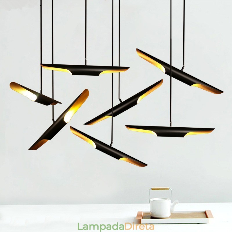 Luminária pendente moderna e contemporânea