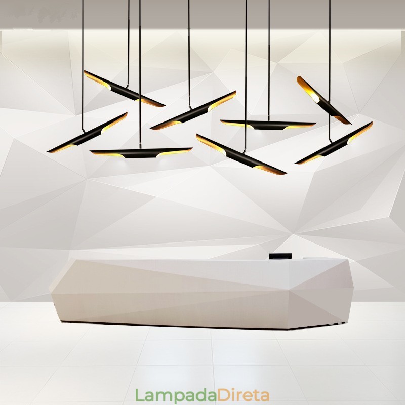Luminária pendente moderna e contemporânea