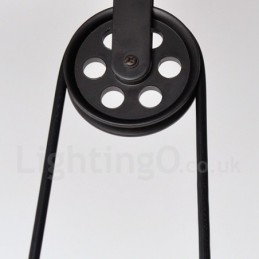 Luminária pendente de metal vintage country com 2 luzes