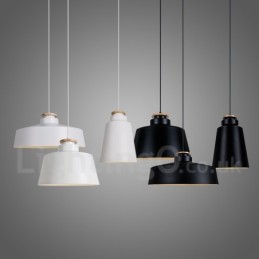 Luminária pendente de metal contemporânea moderna