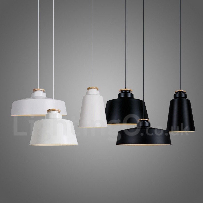 Luminária pendente de metal contemporânea moderna