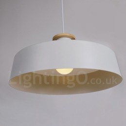 Luminária pendente de metal contemporânea moderna