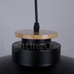 Luminária pendente de metal contemporânea moderna