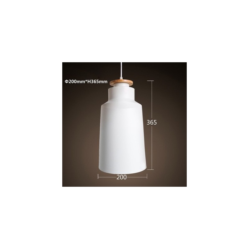 Luminária pendente de metal contemporânea moderna