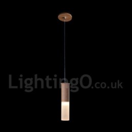 Luminária pendente de madeira moderna contemporânea com uma luz