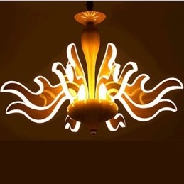 A arte da imitação de grãos de madeira importados acrílico chinês simples lustre