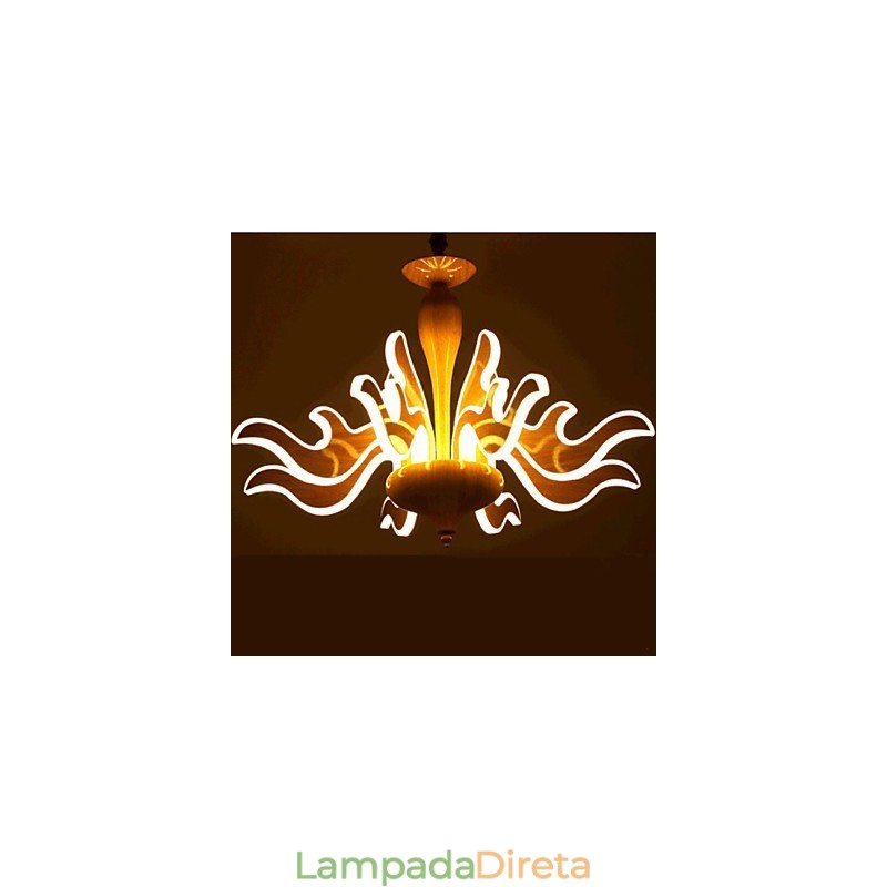 A arte da imitação de grãos de madeira importados acrílico chinês simples lustre