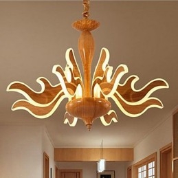 A arte da imitação de grãos de madeira importados acrílico chinês simples lustre