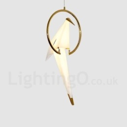 Luminária pendente moderna contemporânea Paper Crane 1 luz