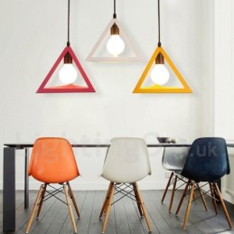 Moderno Contemporâneo Multi Cores Metal 1 Luz Pendente Luz