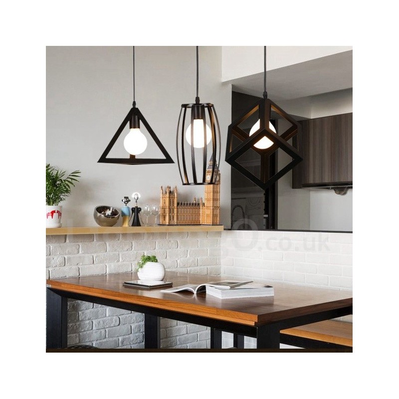 Moderno Contemporâneo Multi Cores Metal 1 Luz Pendente Luz