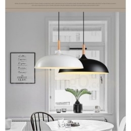 Quarto Moderno Contemporâneo 1 Luz Metal Pendente Luz