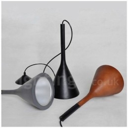 1 Luz Vintage Concrte Pendant Light