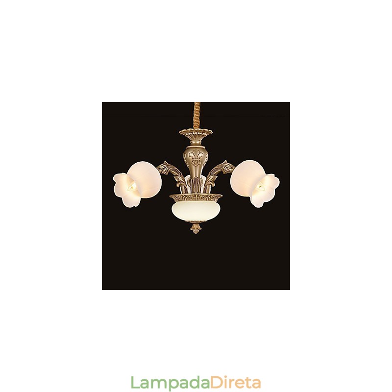Lustre de Metal Moderno Contemporâneo Outros