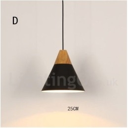 Luminária pendente moderna contemporânea de 1 luz