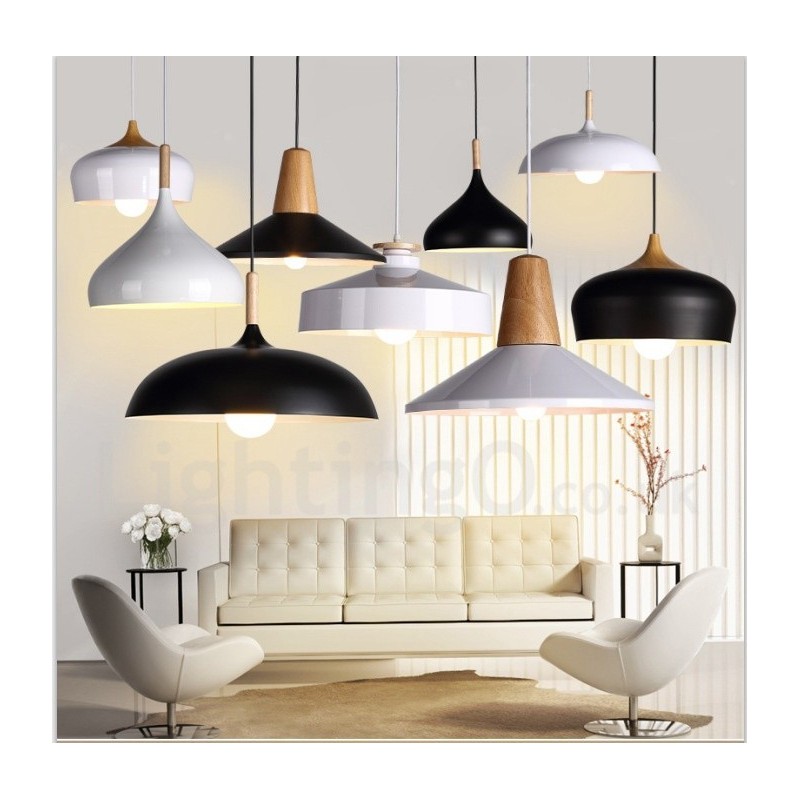 Luminária pendente moderna contemporânea de 1 luz