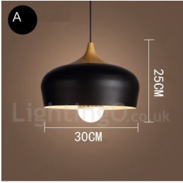 Luminária pendente moderna contemporânea de 1 luz