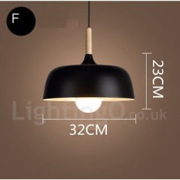 Luminária pendente moderna contemporânea de 1 luz