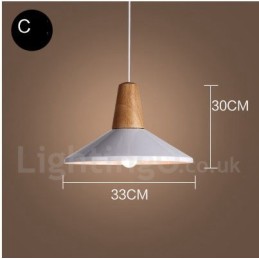 Luminária pendente moderna contemporânea de 1 luz