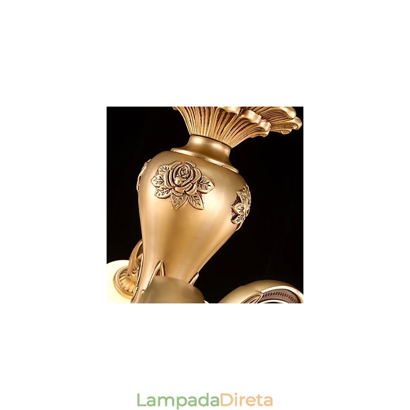 Lustre de Metal Moderno Contemporâneo Outros