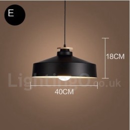 Luminária pendente moderna contemporânea de 1 luz