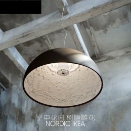Black Rustic Lodge 1 luz pendente de luz