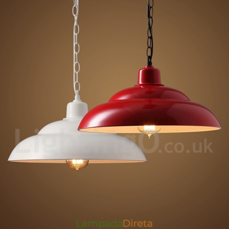 Retro Vintage 1 Luz Pendente Luz