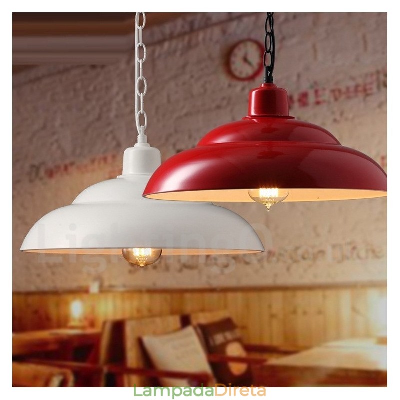 Retro Vintage 1 Luz Pendente Luz