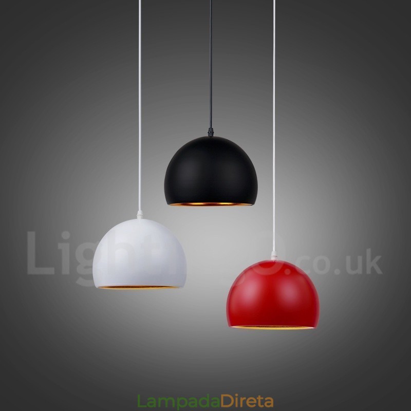 1 Luz Moderna Contemporânea Pendente