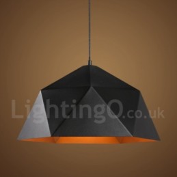 Preto 1 Luz Moderna Contemporânea Pendente Luz