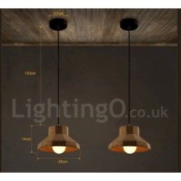 Luminária pendente moderna contemporânea de concreto com luz única