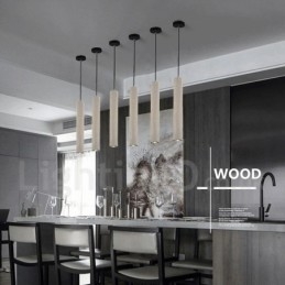 Luminária pendente moderna contemporânea de concreto com 1 luz