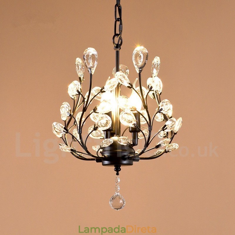 Luminária pendente country