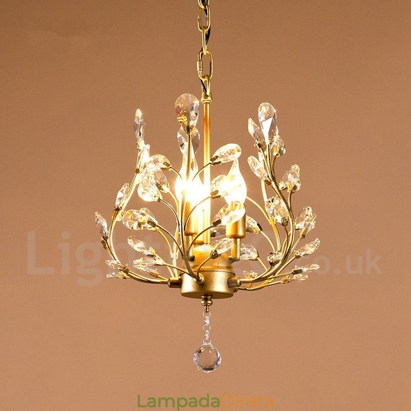 Luminária pendente country