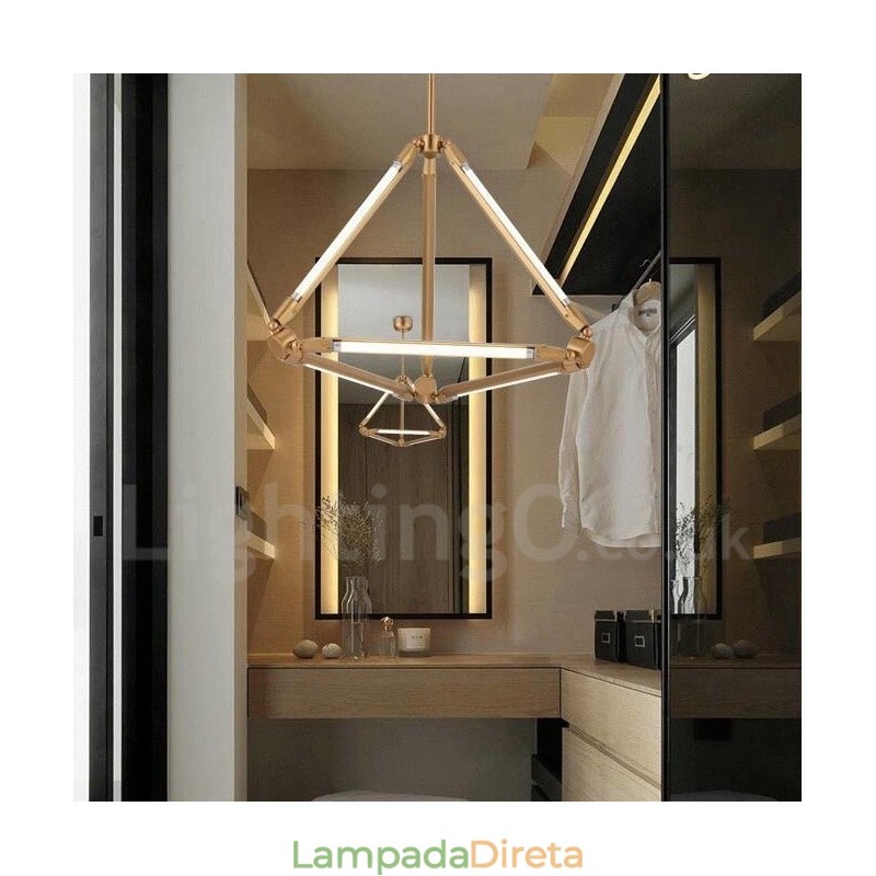 Luminária pendente moderna e contemporânea