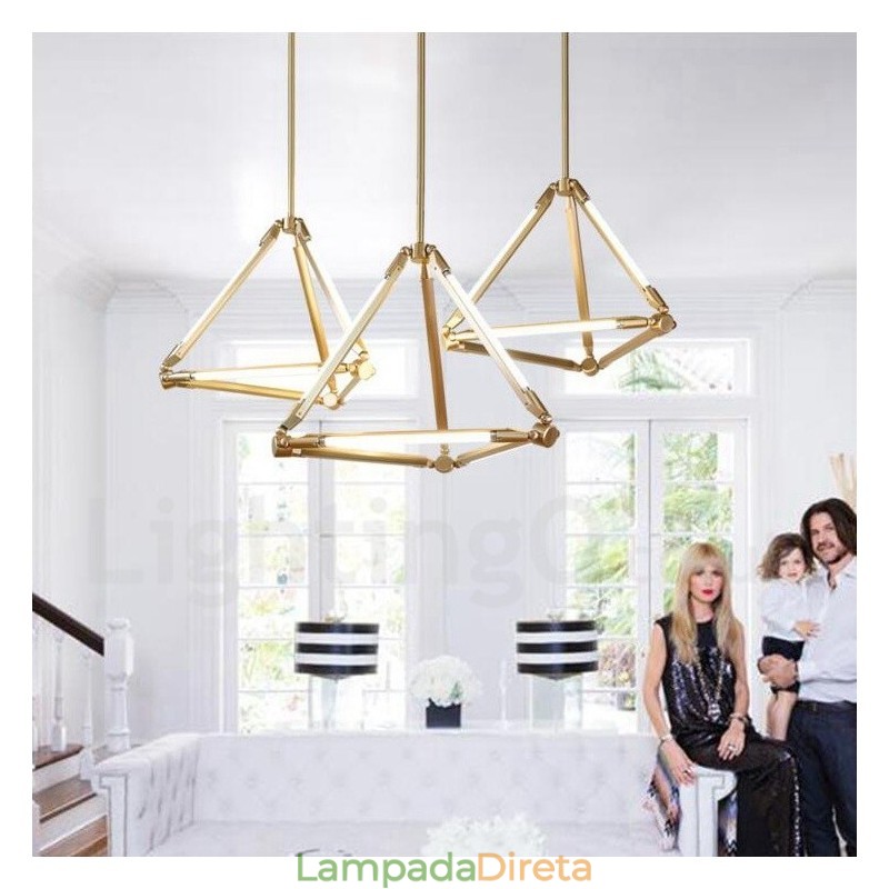 Luminária pendente moderna e contemporânea