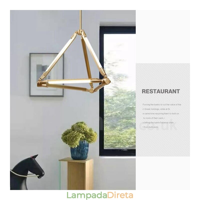Luminária pendente moderna e contemporânea