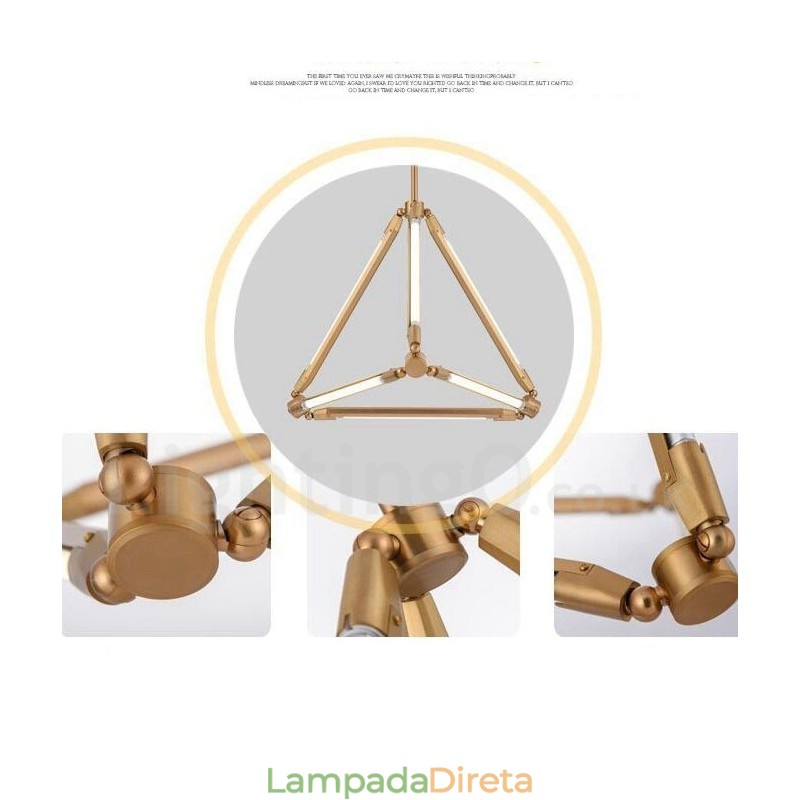 Luminária pendente moderna e contemporânea