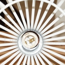 Luminária pendente moderna contemporânea de metal com globo de 1 luz