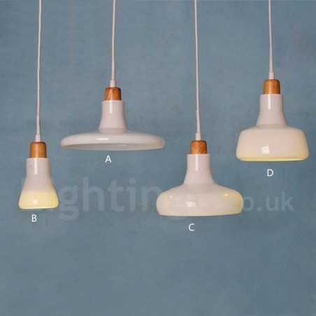 Luminária pendente retrô vintage com abajur de vidro Luminária pendente retrô vintage com abajur de vidro