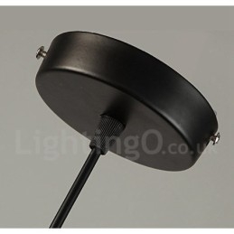 Retro Vintage Metal 1 Luz Pendente Luz