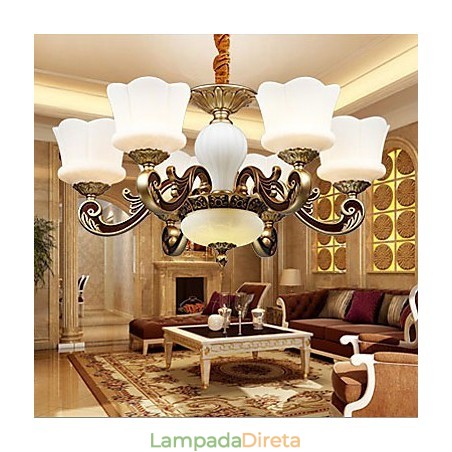 Jardim criativo liga de zinco retro jantar pingente lâmpada lustre Jardim criativo liga de zinco retro jantar pingente lâmpada lustre