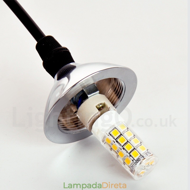 Para 3 luzes pendentes pretas com cúpula de vidro