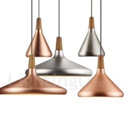 Luminária pendente moderna contemporânea de metal com 1 luz