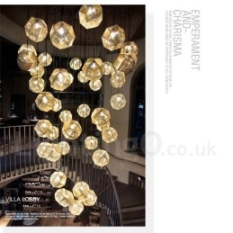 Luminária pendente moderna contemporânea com globo de 1 luz