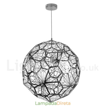 Luminária pendente moderna contemporânea com globo de 1 luz Luminária pendente moderna contemporânea com globo de 1 luz