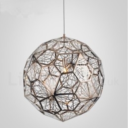 Luminária pendente moderna contemporânea com globo de 1 luz